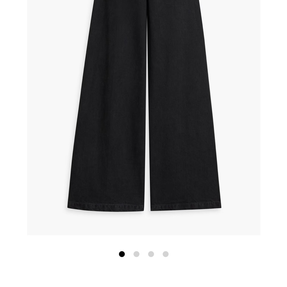 PAIGE Vintage Black Denim Pants